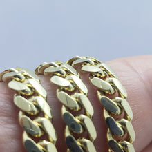 Load image into Gallery viewer, Authentic 14K Solid Yellow Gold Miami Cuban Link Chain Necklace 5mm Size 20"

