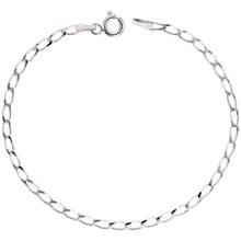 Load image into Gallery viewer, 925 Sterling Silver Solid Long Curb Link Chain Necklace Bracelet 2.5mm 7" to 30"
