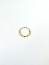 Load image into Gallery viewer, 14K Solid Gold Handmade Tiny Star Beaded Ring Band
