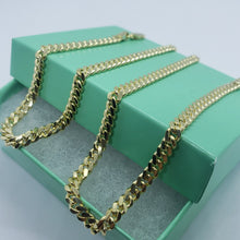 Load image into Gallery viewer, Authentic 14K Solid Yellow Gold Miami Cuban Link Chain Width 2.5mm-5mm 18"~30"

