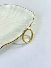 Load image into Gallery viewer, 14K Solid Gold Handmade Coin Edges Ring Band
