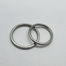 Load image into Gallery viewer, Surgical Stainless Steel 2mm Domed Wedding Band Baby Thumb Toe Ring Sizes 1-12
