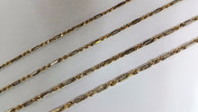 Load image into Gallery viewer, 14K Gold Figarope Chain Yellow White 3mm ~ 4.5mm / 16" ~ 28"
