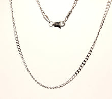 Load image into Gallery viewer, Stainless Steel Curb Link Chain Necklace 1/8 Inch Wide, Sizes 16-24 Inches
