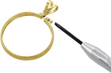 Load image into Gallery viewer, Gold Filled Quarter Dollar Bezel Screw Top 24 mm Coin Edge 25 Cent
