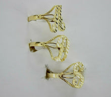 Load image into Gallery viewer, 10k Solid Yellow Gold Cursive Letter Initial Alphabet Ring [YOUR RING SIZE]

