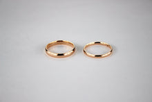 Load image into Gallery viewer, 14K Solid Rose Gold Wedding Engagement Anniversary Men Women Band Size 4 ~ 10.5
