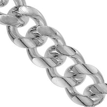 Load image into Gallery viewer, Sterling Silver Miami Cuban Link Chain Domed Surface Thick Bracelet 18mm 8" 9"
