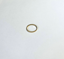 Load image into Gallery viewer, 14K Solid Gold Handmade Flat Circle Ring Band
