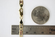 Load image into Gallery viewer, Authentic 14K Yellow White Rose Gold Tri-Color Valentino Chain 5mm/18"-26"
