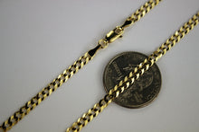 Load image into Gallery viewer, 10K SOLID GOLD Cuban Chain Necklace for everyone 3.7mm/16"~30"
