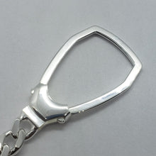 Load image into Gallery viewer, 925 Sterling Silver Key Chain Soccer Ball Futbol Football Key Ring Made in Italy
