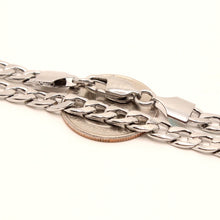 Load image into Gallery viewer, Stainless Steel Curb Cuban Link Chain Necklace 6mm Wide, Sizes 20-30 Inches
