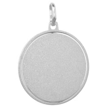 Load image into Gallery viewer, 925 Sterling Silver Round Disc Pendant for Engraving 1 Inch (25mm) Tall
