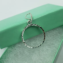 Load image into Gallery viewer, Sterling Silver Penny Bezel 19 mm Coins Prong Back Diamond Cut 1 Cent Six Pence
