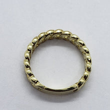 Load image into Gallery viewer, Authentic 10K Yellow Gold Fixed Chain Ring Quality Workmanship 5mm Size 6 to 10
