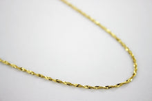 Load image into Gallery viewer, 10K Gold Initial Pendant Charm Flower Girl Women and/or Singapore Chain
