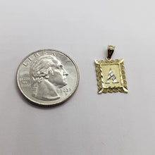 Load image into Gallery viewer, Authentic 10K Gold Plate Initial Alphabet Letter Pendant with Box Chain
