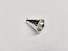 Load image into Gallery viewer, 925 Sterling Silver Polished Megaphone Charm Pendant 1 (25mm) Inch Tall
