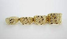 Load image into Gallery viewer, Authentic 10k Gold Nugget Ring Small Medium Large Extra Large Sizes 6-13
