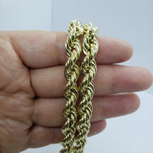 Load image into Gallery viewer, Authentic 10k Solid Yellow Gold Thick Heavy Rope Chain Necklace 9mm, 22"-30"
