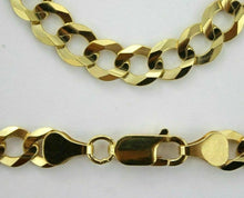 Load image into Gallery viewer, 14K Solid Gold Cuban Link Chain Necklace Bracelet Men Women 7mm All Sizes 8"~30"
