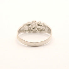 Load image into Gallery viewer, 925 Sterling Silver Diamond Cut Finish Nugget Ring Band 5/16 Inch Wide Size 5-13
