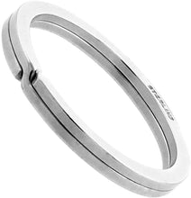 Load image into Gallery viewer, 925 Sterling Silver Split Ring Keyring Key Chain High Quality 1 1/4inch 33mm
