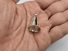 Load image into Gallery viewer, 925 Sterling Silver Polished Megaphone Charm Pendant 1 (25mm) Inch Tall
