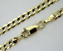 Load image into Gallery viewer, 14K SOLID GOLD CUBAN LINK CHAIN NECKLACE BRACELET MEN WOMEN 2~11.5mm / 6.5"-30"
