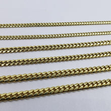 Load image into Gallery viewer, 18K Solid Yellow Gold Miami Cuban Link Chain Necklace Men 2.5mm-4mm Size 18"~24"
