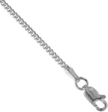 Load image into Gallery viewer, 925 Sterling Silver Miami Cuban Domed Surface Link Chain Necklace 2mm
