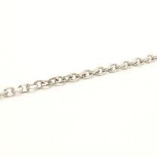 Load image into Gallery viewer, Stainless Steel Miniature Cable Link Chain Necklace 3mm Wide, Sizes 16-24 Inches
