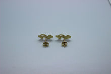 Load image into Gallery viewer, 10K Solid Yellow Gold Dollar $ sign Earrings 2 sizes
