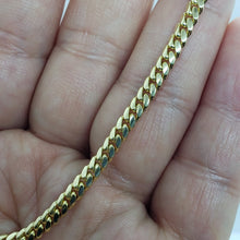 Load image into Gallery viewer, 14K Solid Yellow Gold 2.5mm Wide Miami Cuban Link Chain Necklace Size 18" - 30"
