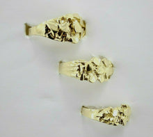 Load image into Gallery viewer, 10k Real Solid Yellow Gold Men Nugget Ring Small Medium Large All Sizes 6-13

