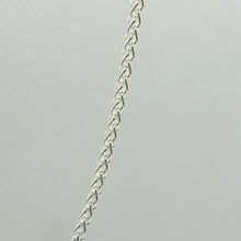 Load image into Gallery viewer, 925 Solid Sterling Silver Spiga Wheat Chain Necklace Men Women 1.5mm, 16" - 24"
