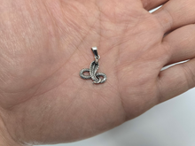 Load image into Gallery viewer, 925 Sterling Silver Cobra Snake Pendant Oxidized Finish 7/8 (22mm) Inch Tall
