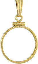 Load image into Gallery viewer, Gold Filled Penny Bezel Screw Top 19 mm Coin Edge 1 Cent Coin NOT Included

