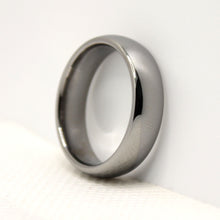 Load image into Gallery viewer, Tungsten Carbide Smooth Domed Mirror Polish Finish Wedding Band Thumb Ring 6mm
