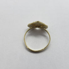 Load image into Gallery viewer, 10K Yellow Solid Gold Flat Heart Nugget Ring Small Medium Large Ring Size 3-11
