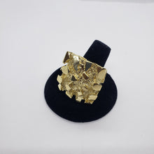 Load image into Gallery viewer, Authentic 10k Gold Nugget Ring Small Medium Large Extra Large Sizes 6-13
