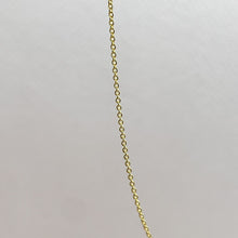 Load image into Gallery viewer, 14K Solid Yellow Gold Very Thin Cable Link Chain Necklace 0.75mm, 16" 18" 20"
