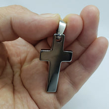 Load image into Gallery viewer, Tungsten Carbide High Polished Cross Pendant Excellent Quality 1 5/8 inches Long
