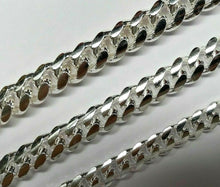 Load image into Gallery viewer, 925 Sterling Silver Miami Cuban Curb Men Link Chain 10mm~13mm 24" 26" 28" 30"
