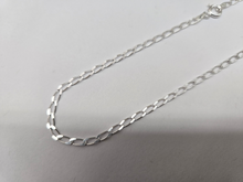 Load image into Gallery viewer, 925 Sterling Silver Solid Long Curb Link Chain Necklace Bracelet 2.5mm 7" to 30"
