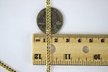 Load image into Gallery viewer, 14K Yellow Gold Hollow Miami Cuban Link Chain Necklace 4mm 16" ~ 30"
