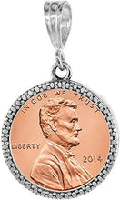 Load image into Gallery viewer, Sterling Silver Penny Bezel 19mm Coins Prong Back Illusion Edge 1 Cent Six Pence
