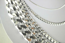 Load image into Gallery viewer, .925 Sterling Silver Cuban Curb Link Chain Necklace 1mm~13mm Men Women 16"~40"
