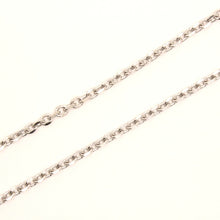 Load image into Gallery viewer, Stainless Steel Miniature Cable Link Chain Necklace 3mm Wide, Sizes 16-24 Inches
